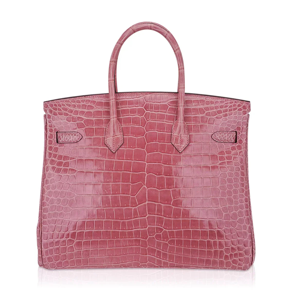Birkin 35 Rose Indien Porosus Crocodile Bag – Rare Retired Color