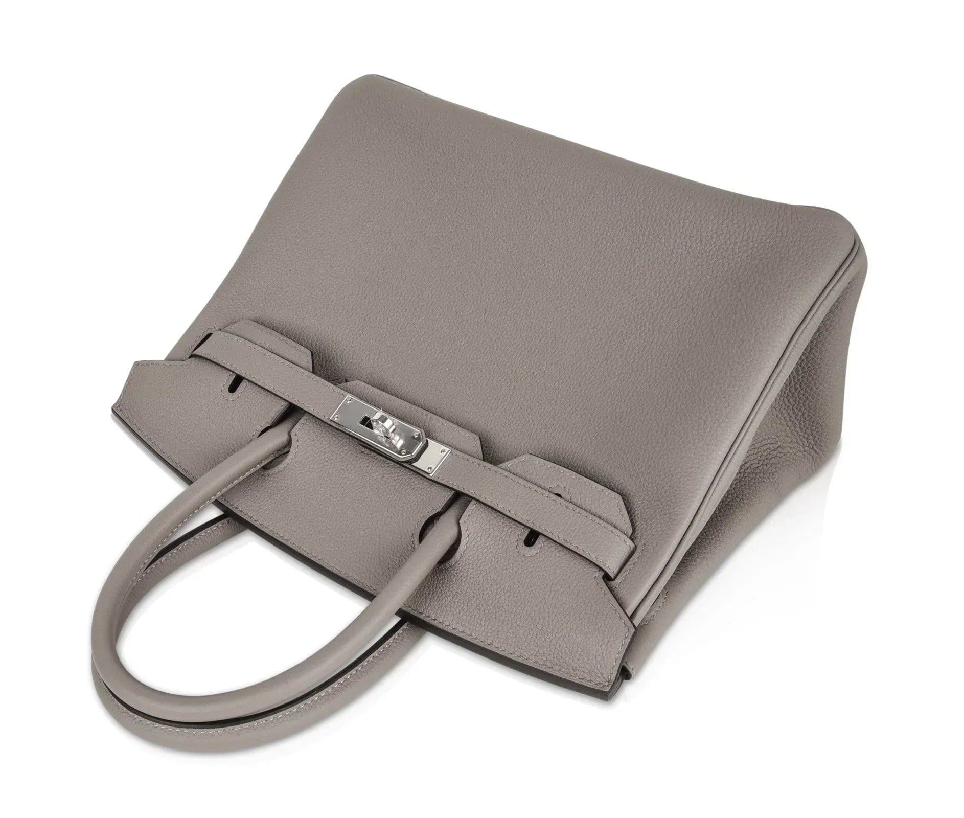Birkin 30 Bag Gris Asphalte Togo Palladium Hardware