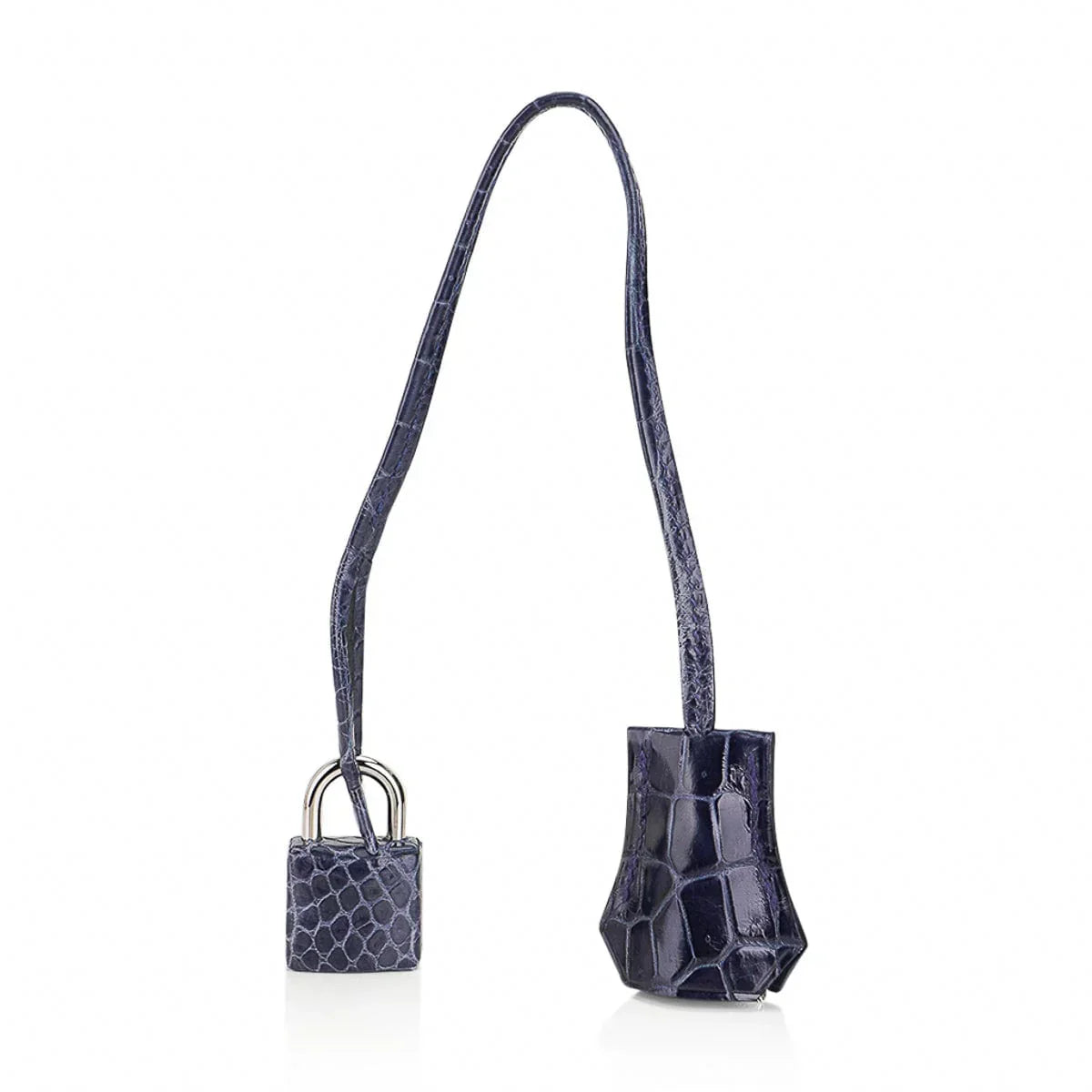 Birkin 35 Bleu Roi Porosus Crocodile Palladium Hardware