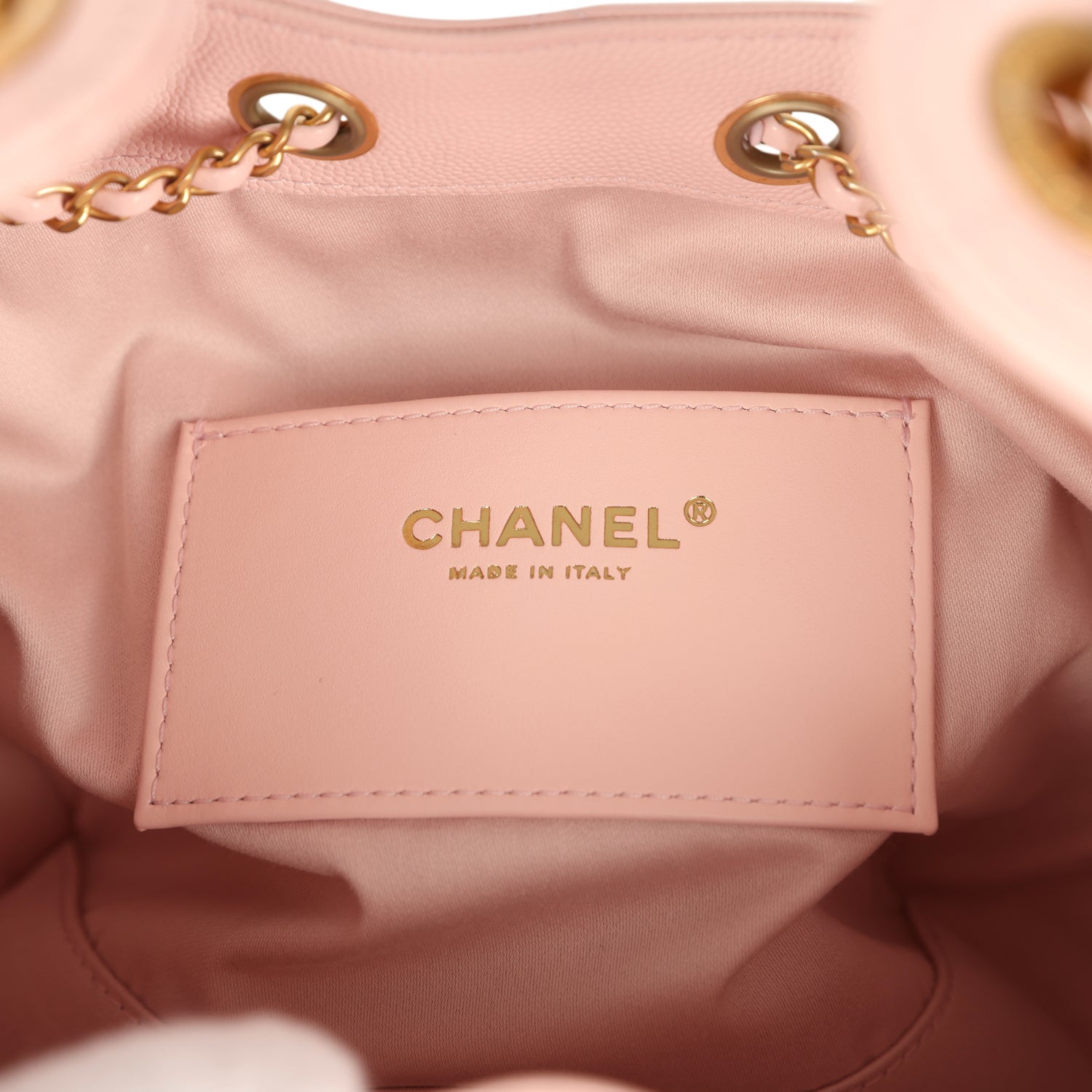Chanel Small 25 Hobo Bag Light Pink Caviar Antique Gold Hardware