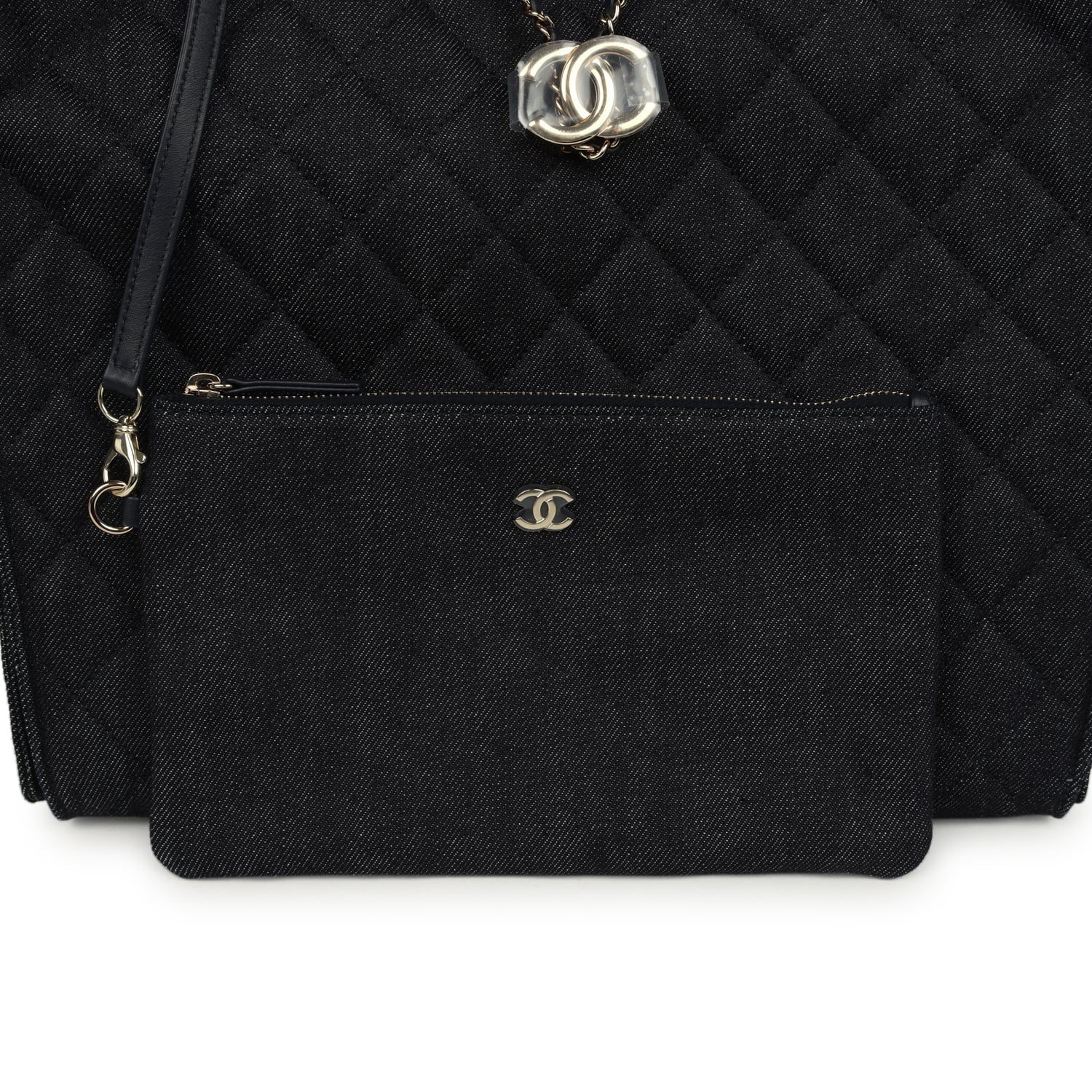 Chanel Medium 25 Hobo Bag Dark Denim Light Gold Hardware