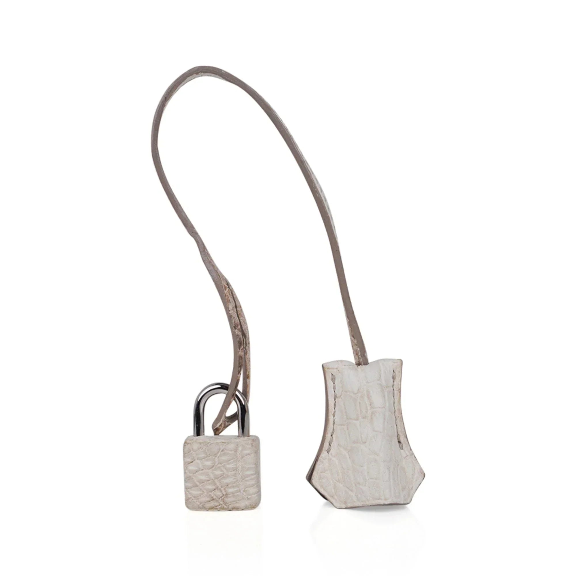 Birkin 30 Bag Himalaya Blanc Crocodile Palladium Hardware